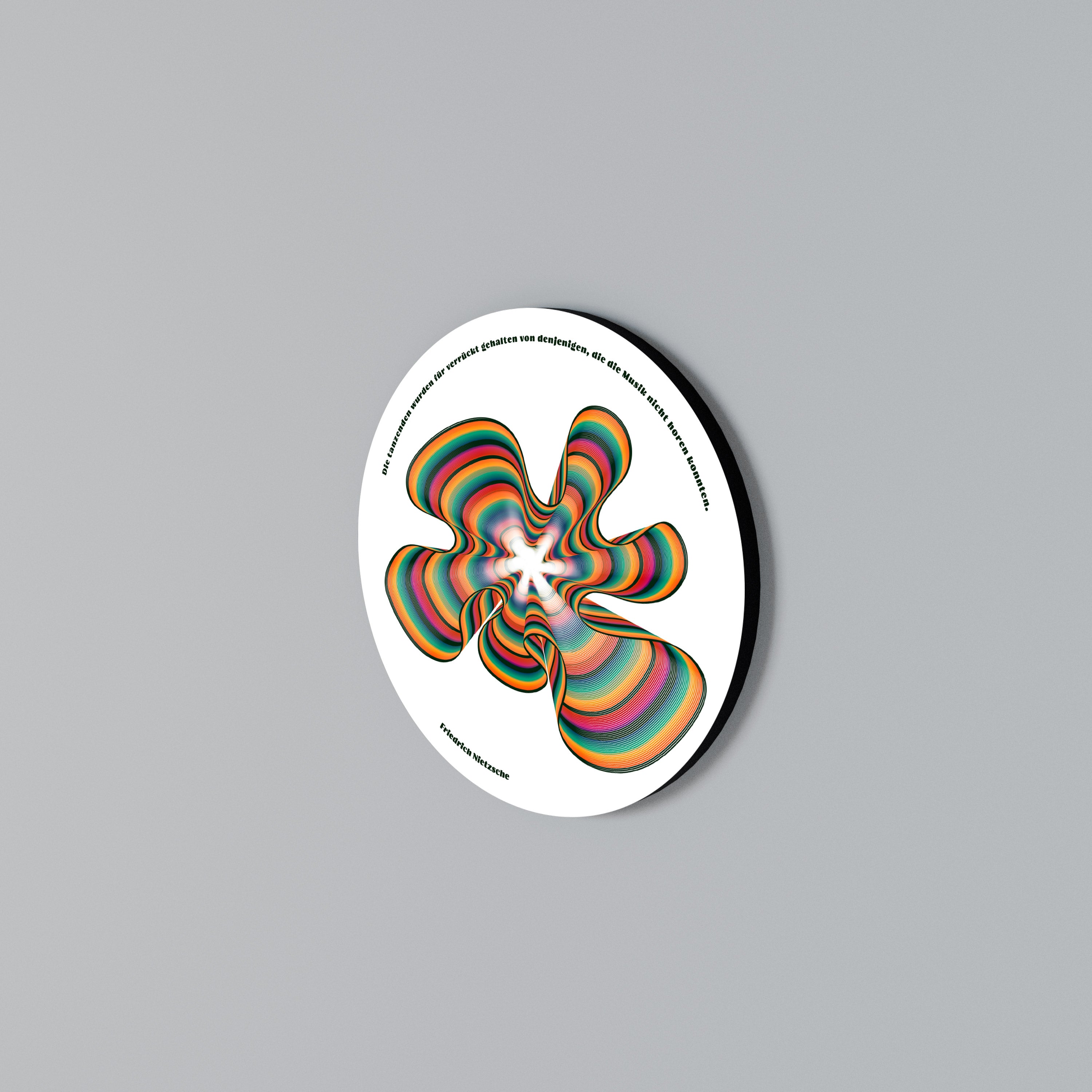 NOSTALGIC ECHOES [DE] Round Wall Art