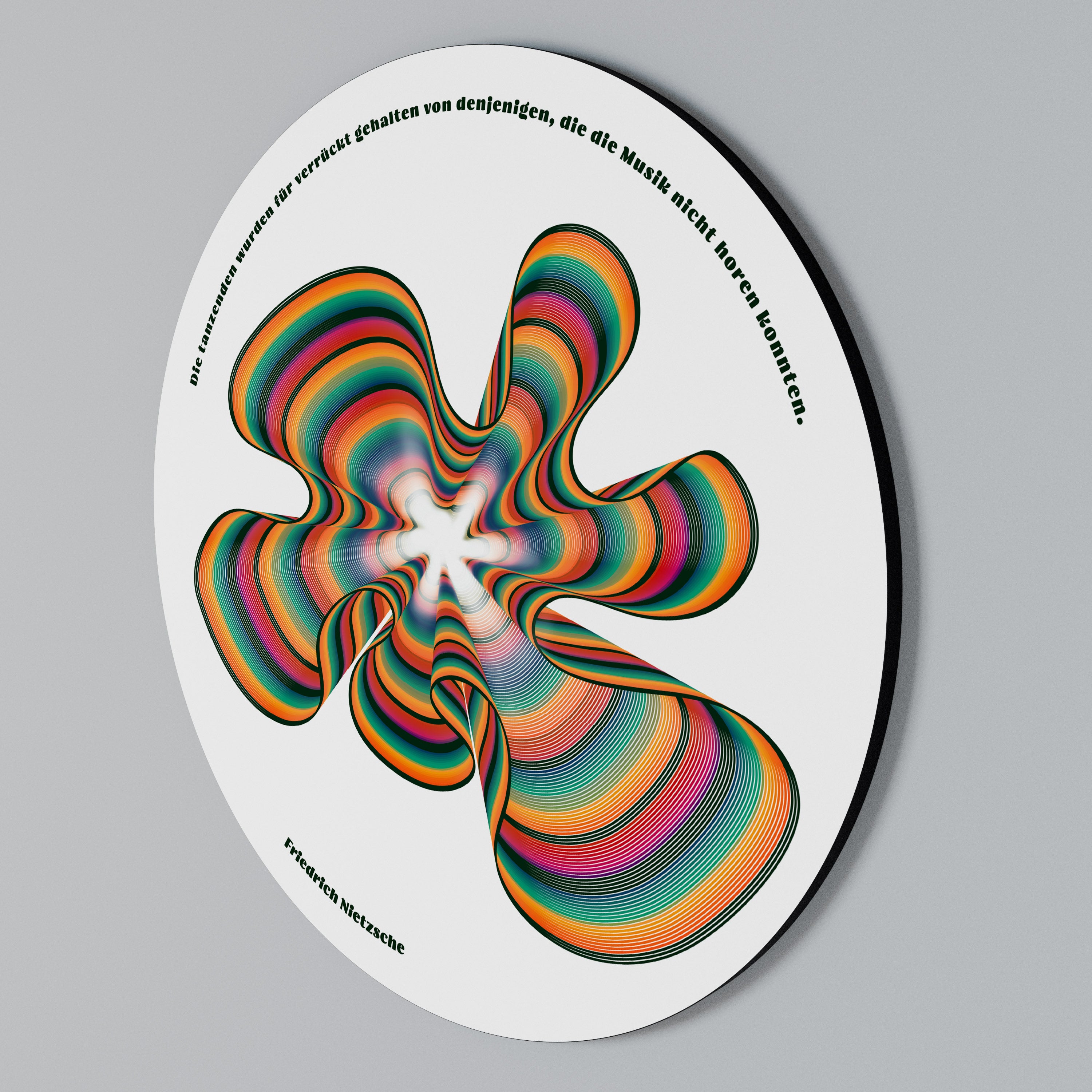 NOSTALGIC ECHOES [DE] Round Wall Art