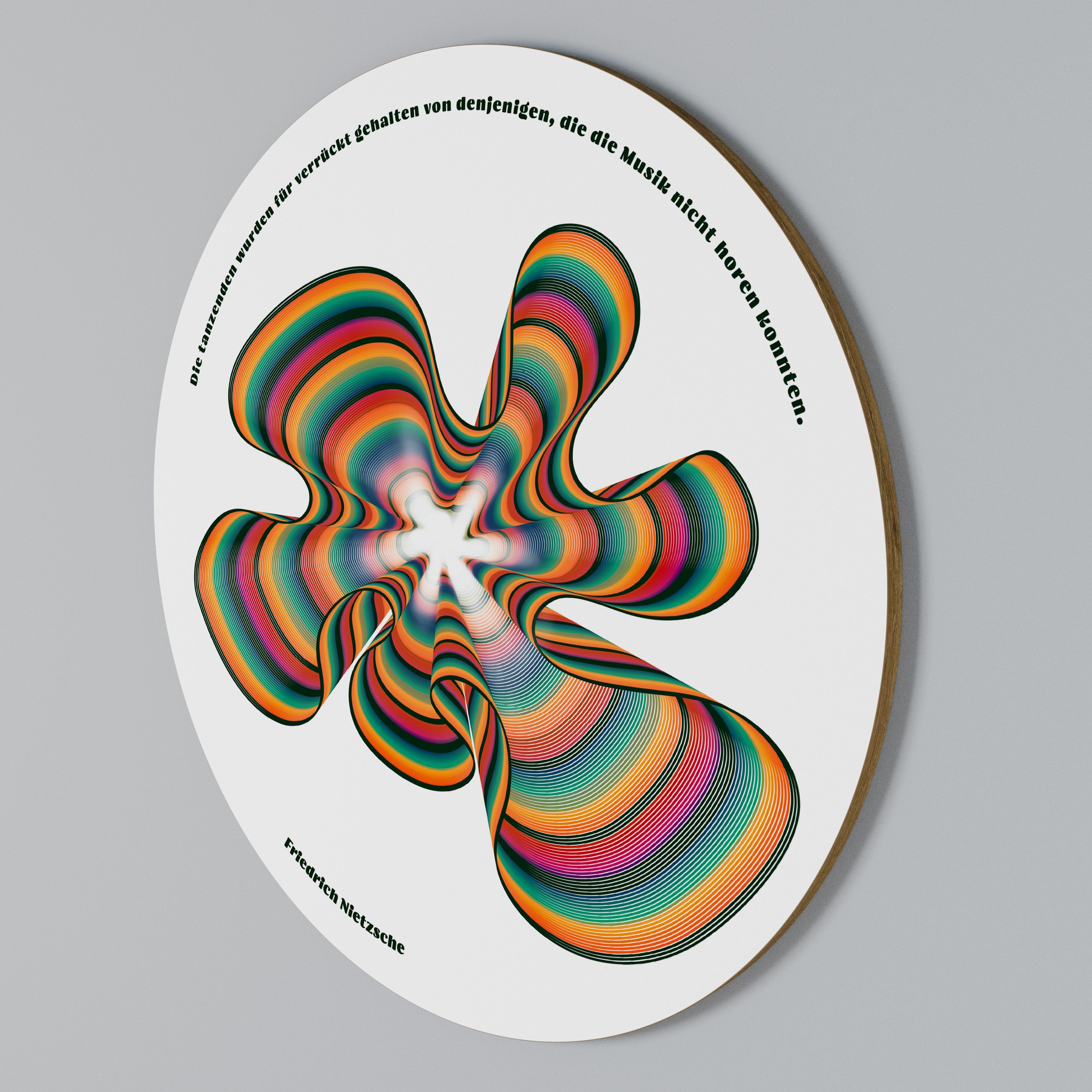 NOSTALGIC ECHOES [DE] Round Wall Art