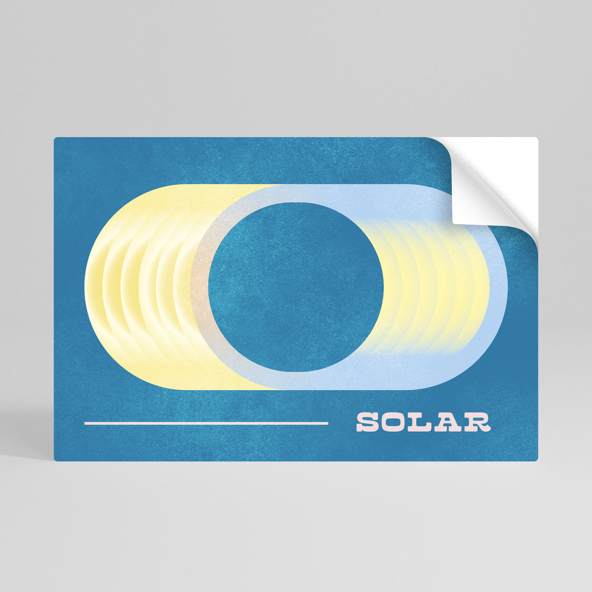 SOLAR APERTURE Αυτοκόλλητη Αφίσα οριζόντια