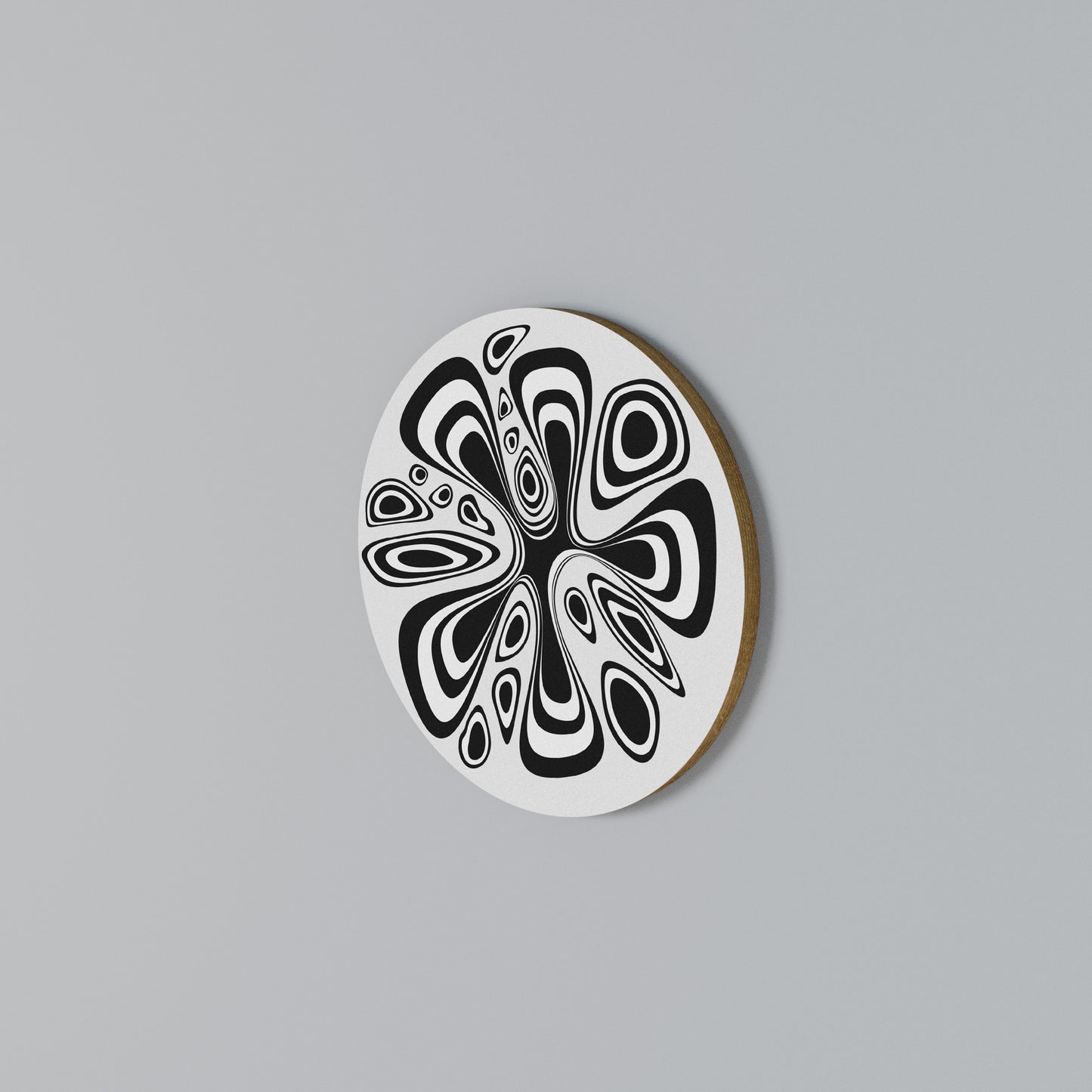 HIPNOTIZING BLOT Round Wall Art