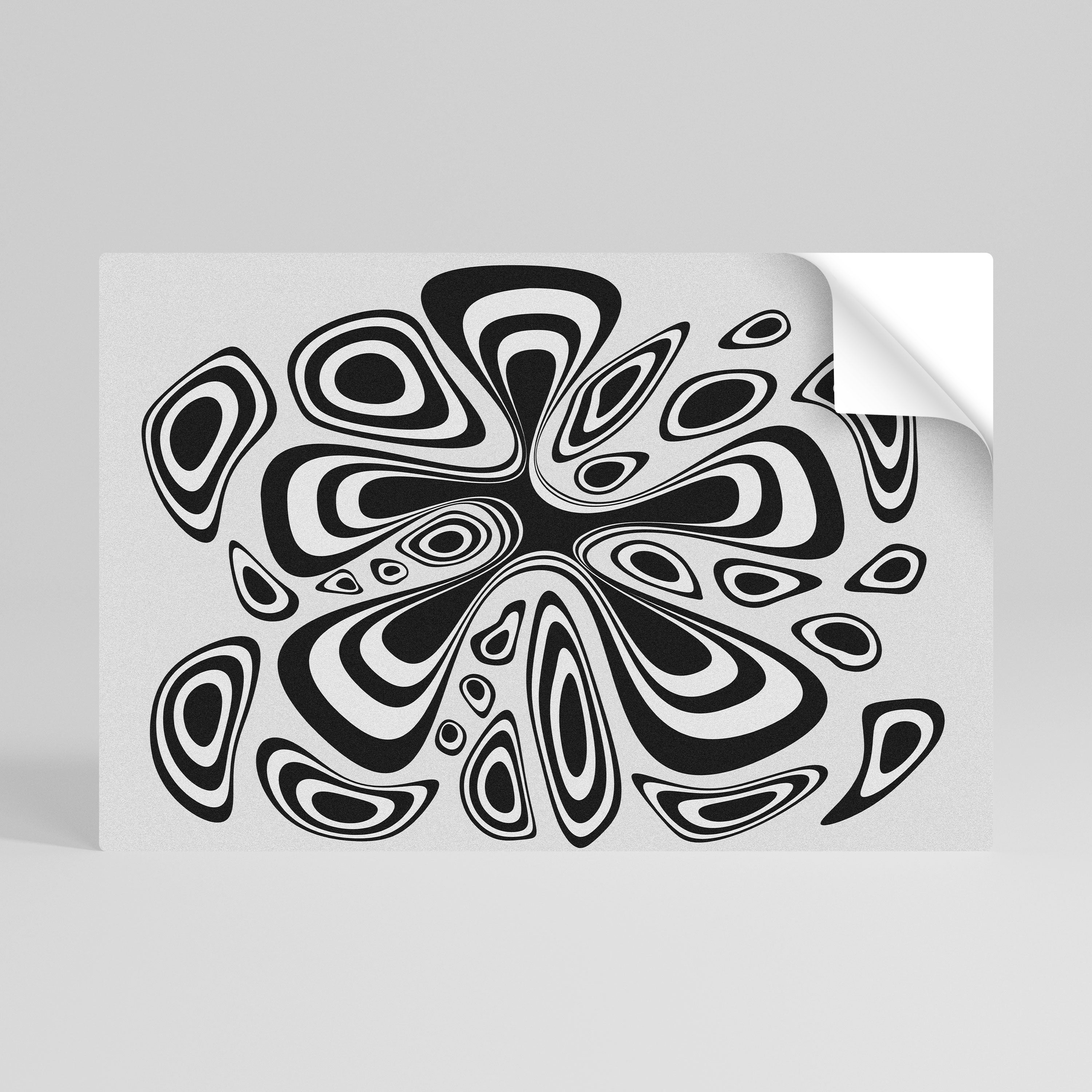 HIPNOTIZING BLOT Peel and Stick Horizontal Poster