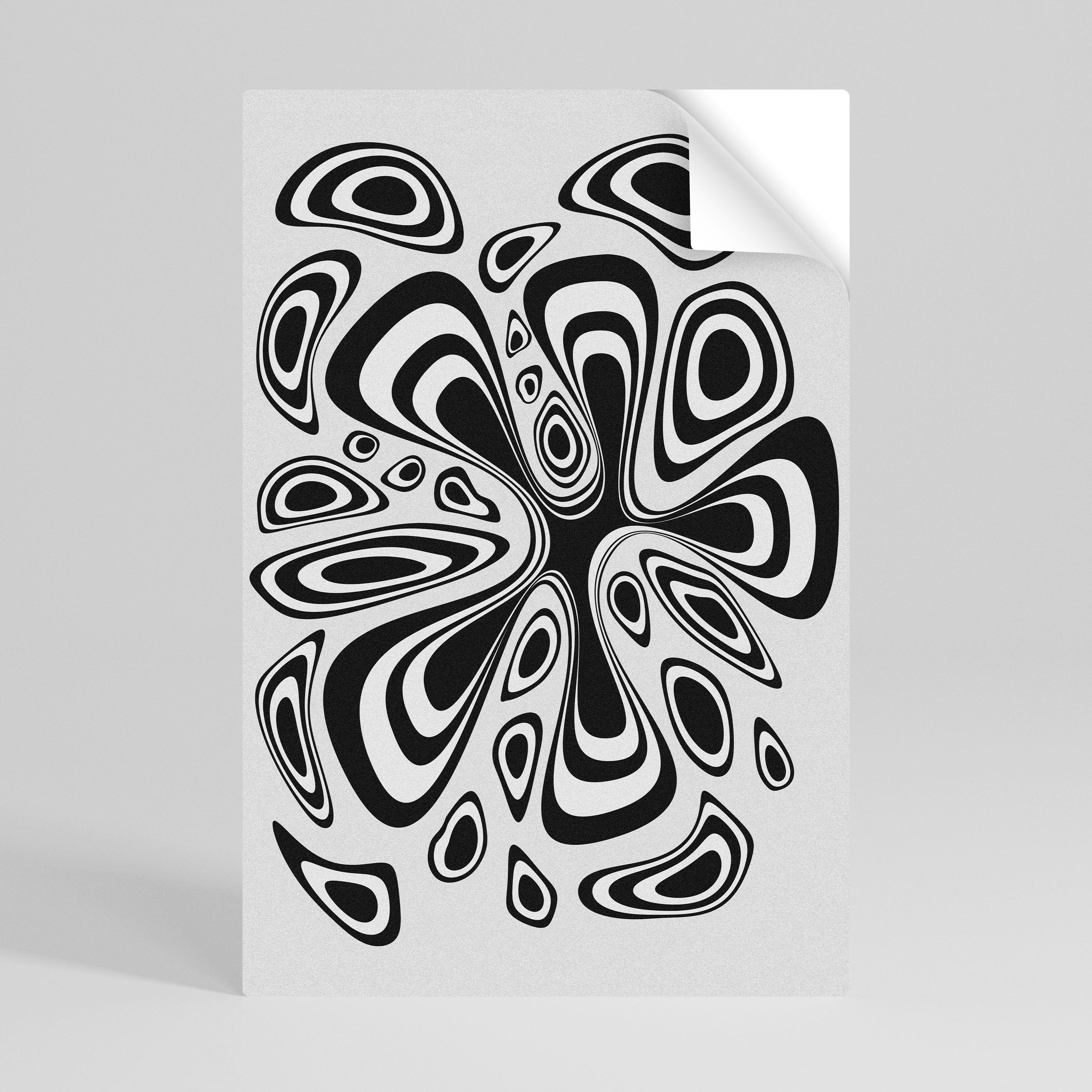 HIPNOTIZING BLOT Peel and Stick Vertical Poster