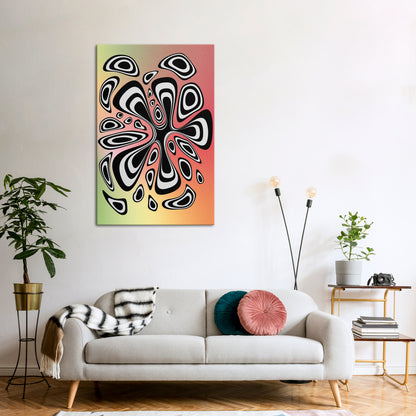 ILLUSIONARY SPLASH Κατακόρυφος Πίνακας σε Καμβά