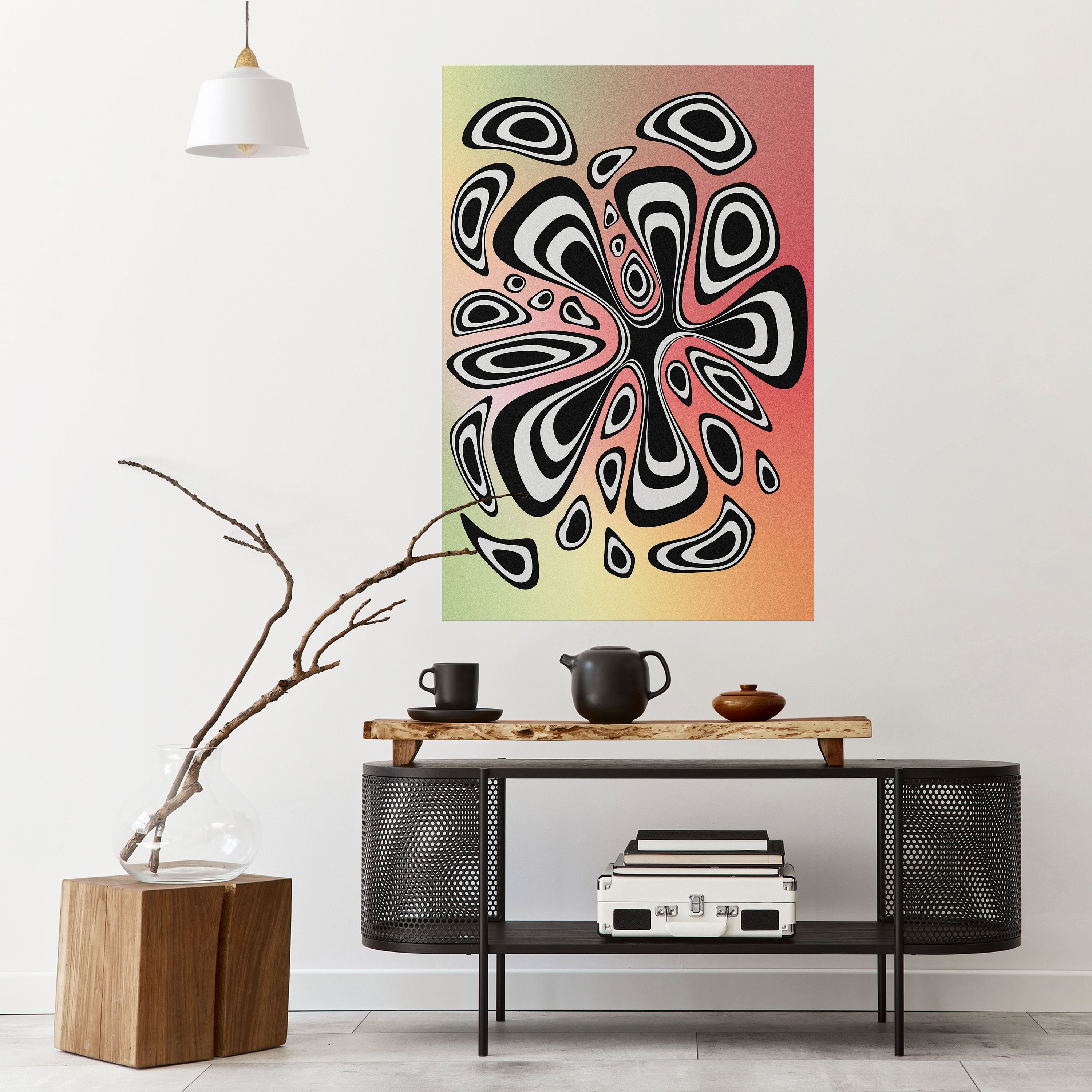 Αφίσα Illusionary Splash με δυνατότητα ξεφλουδίσματος και κολλήματος