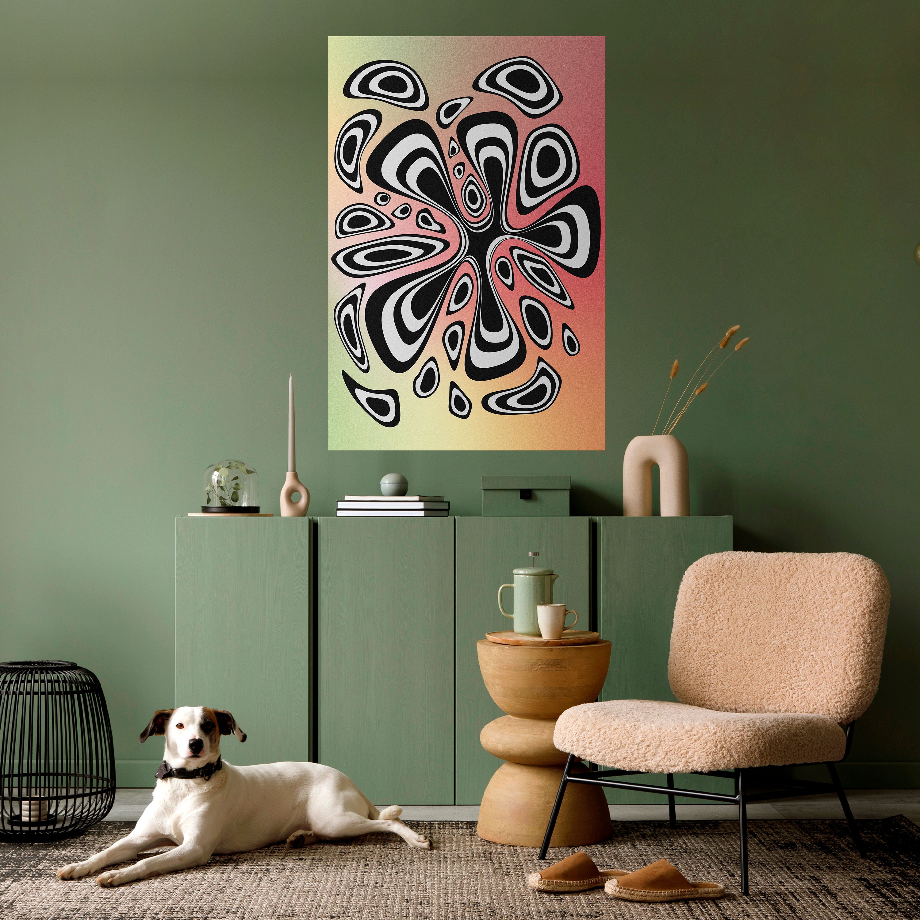Αφίσα Illusionary Splash με δυνατότητα ξεφλουδίσματος και κολλήματος