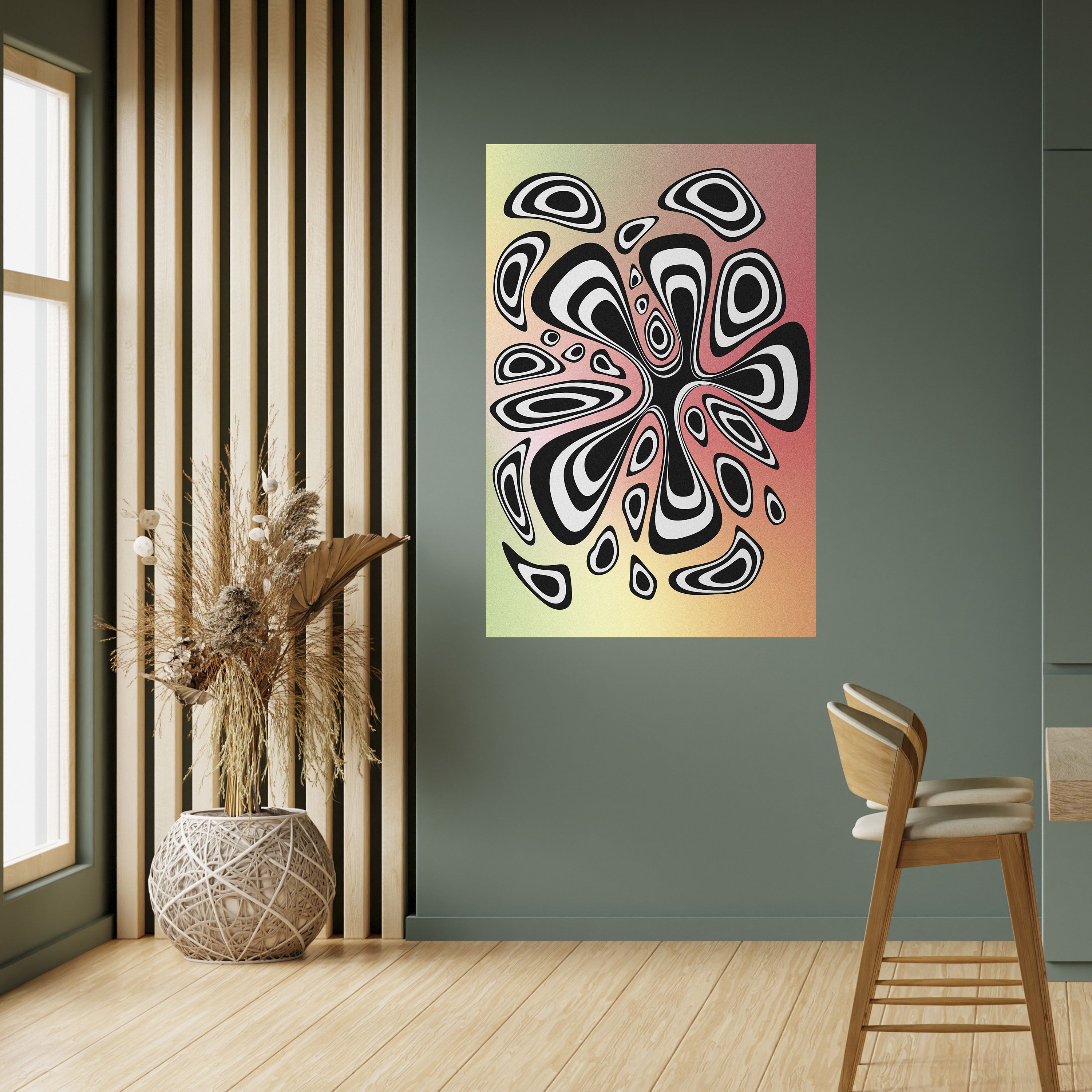Αφίσα Illusionary Splash με δυνατότητα ξεφλουδίσματος και κολλήματος