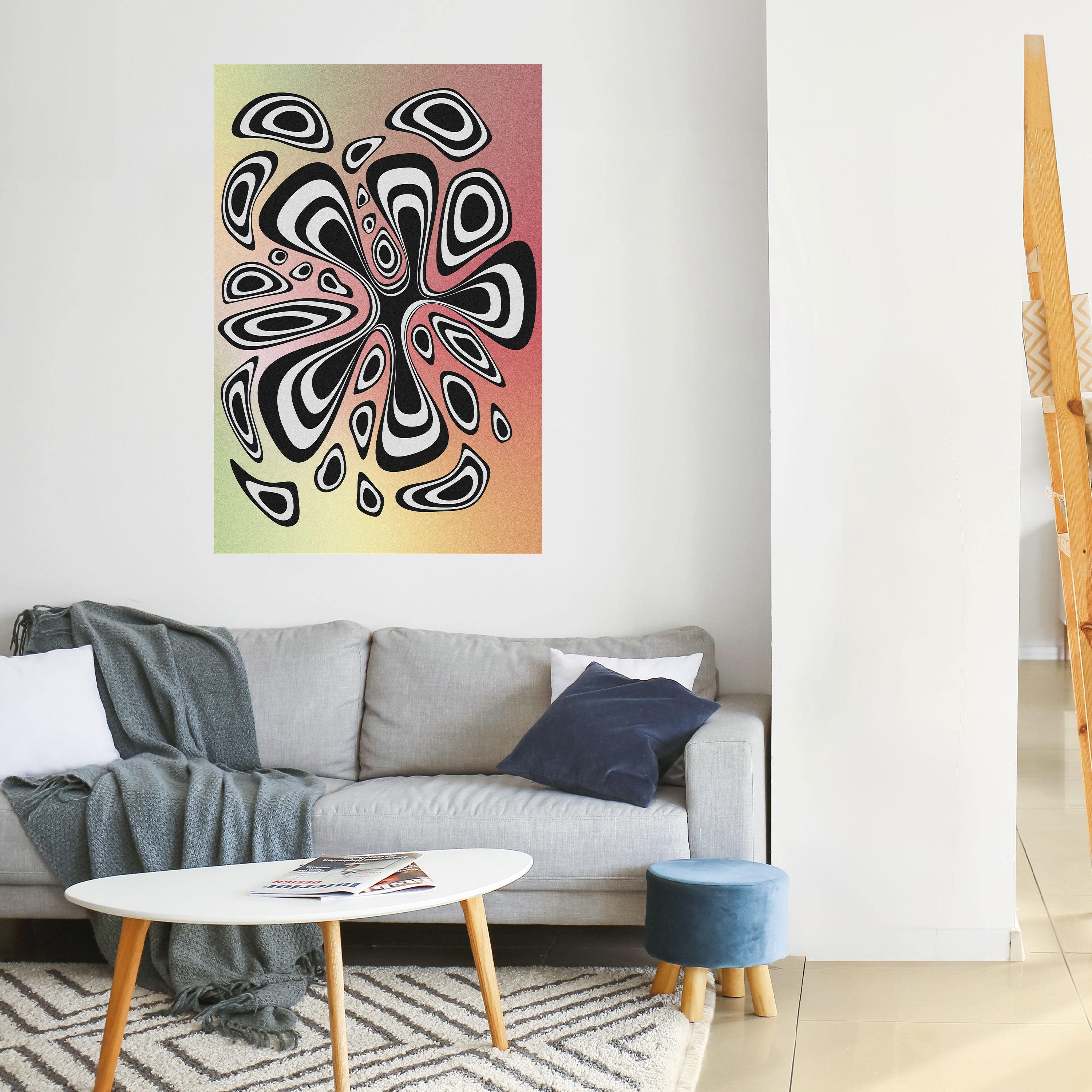 Αφίσα Illusionary Splash με δυνατότητα ξεφλουδίσματος και κολλήματος