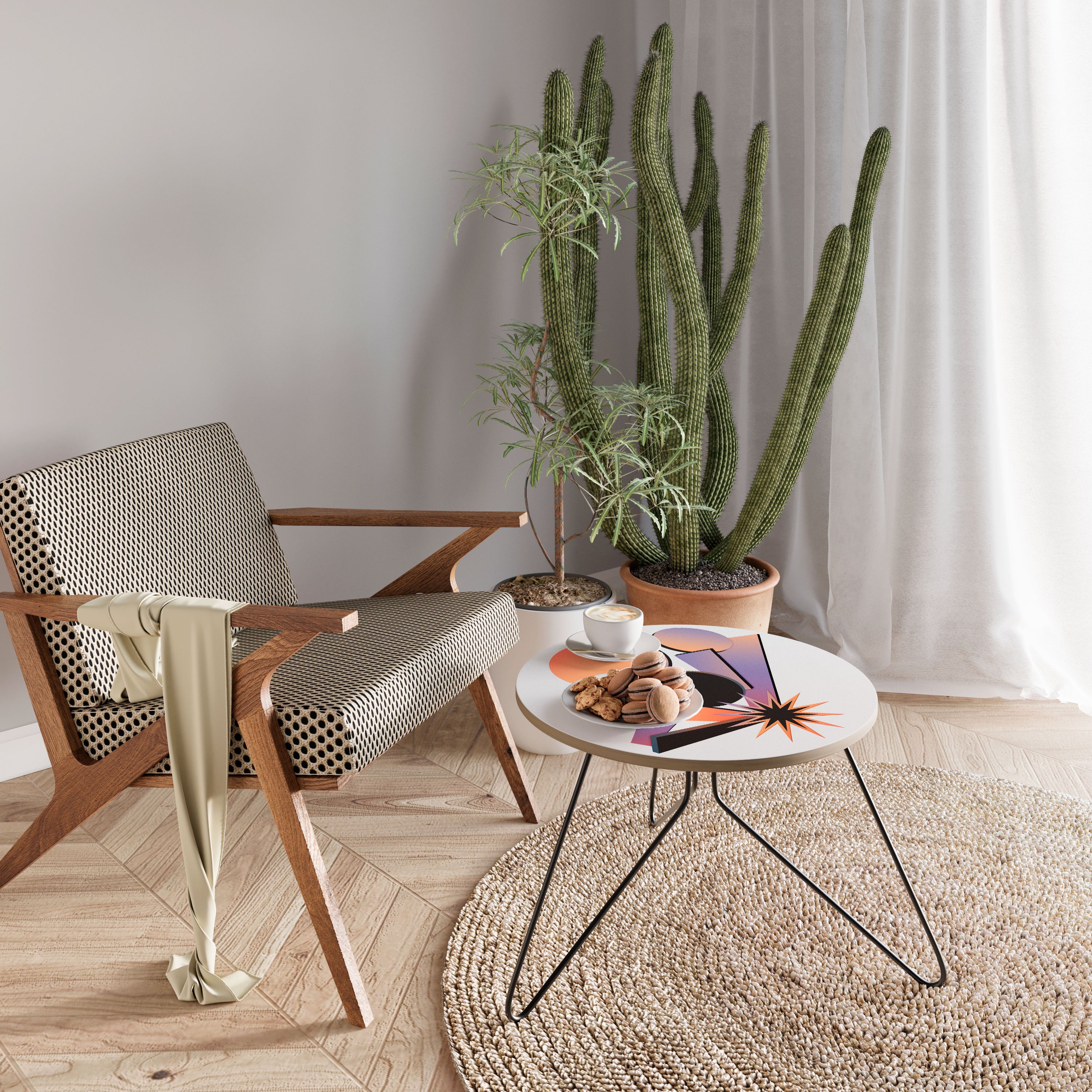 ANGULAR ARTISTRY Τραπεζάκι σαλονιού