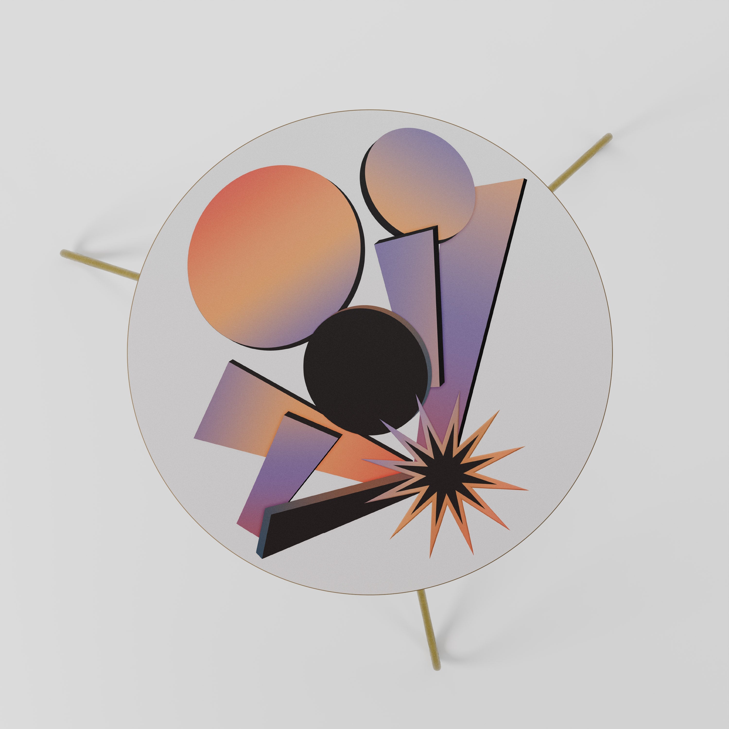 Τραπεζάκι σαλονιού ANGULAR ARTISTRY 60