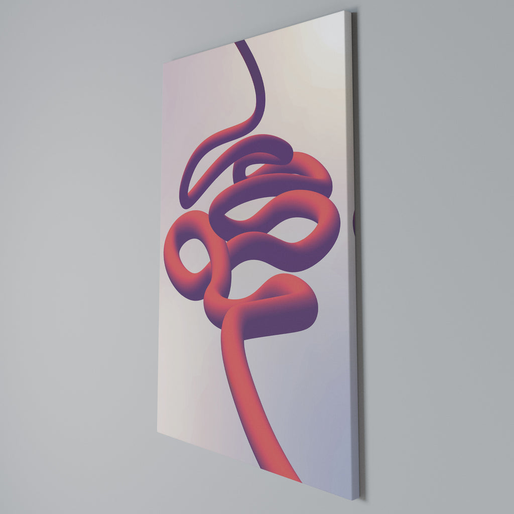 INFINITY WIRE Κατακόρυφος Πίνακας σε Καμβά