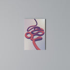 INFINITY WIRE Κατακόρυφος Πίνακας σε Καμβά