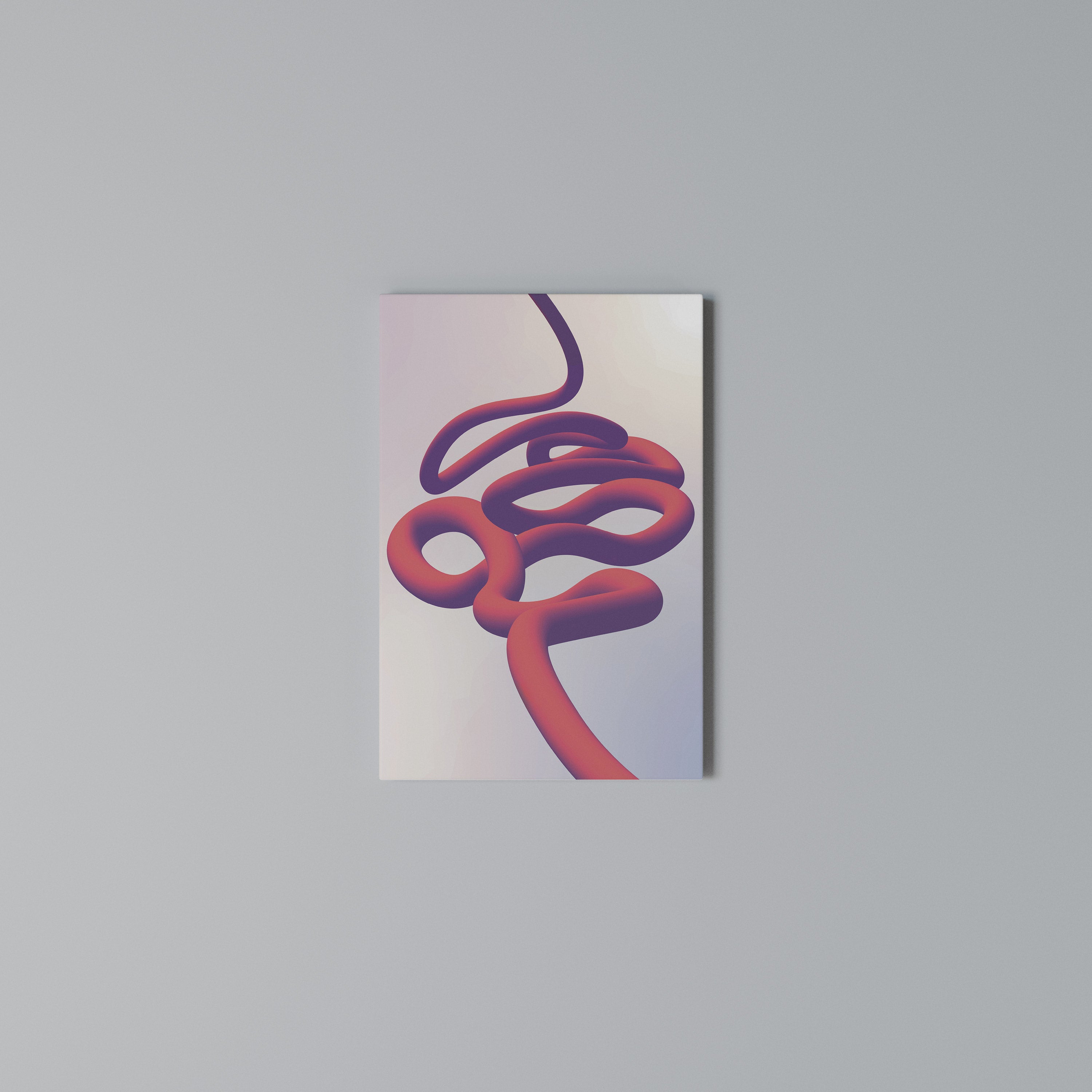 INFINITY WIRE Κατακόρυφος Πίνακας σε Καμβά