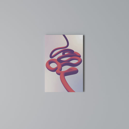 INFINITY WIRE Vertical Canvas Print