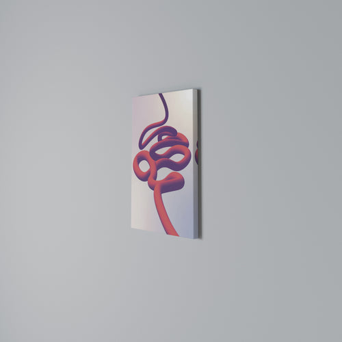 INFINITY WIRE Κατακόρυφος Πίνακας σε Καμβά