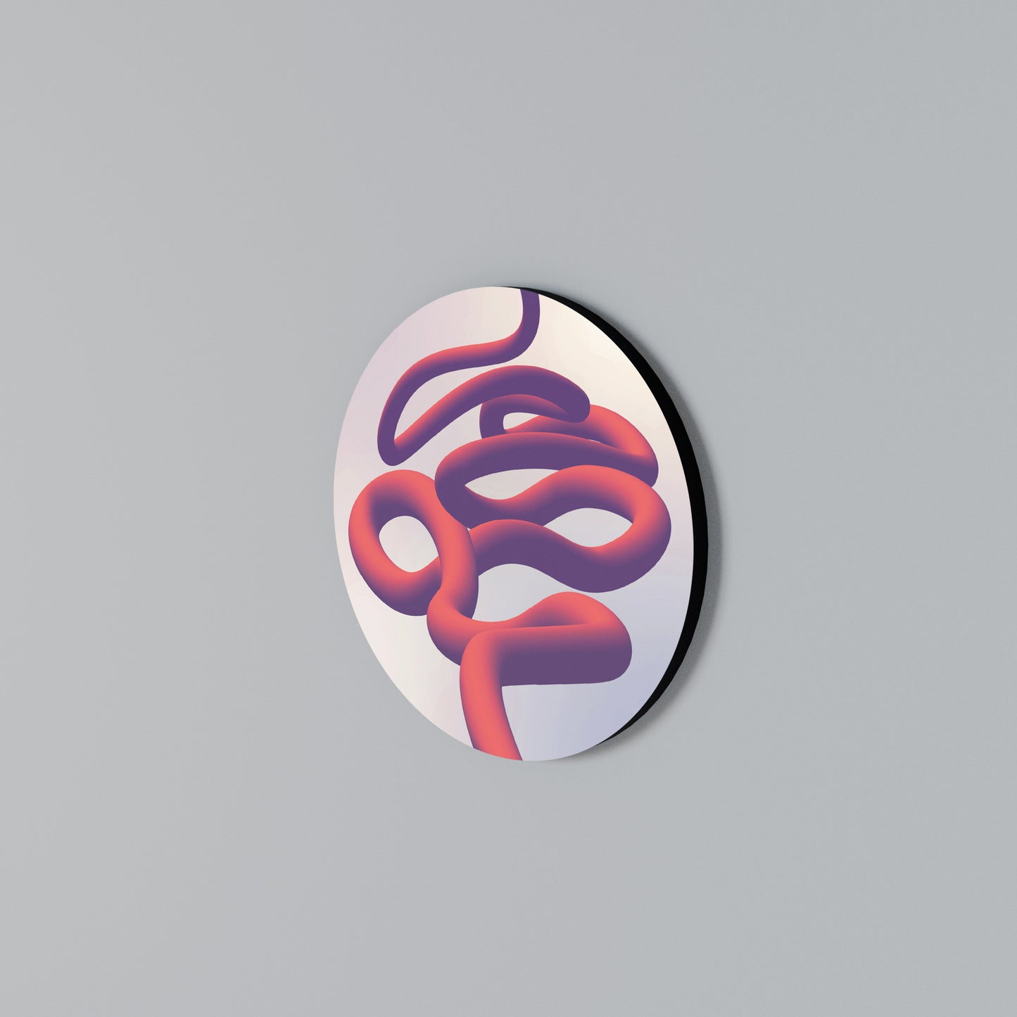 INFINITY WIRE Round Wall Art
