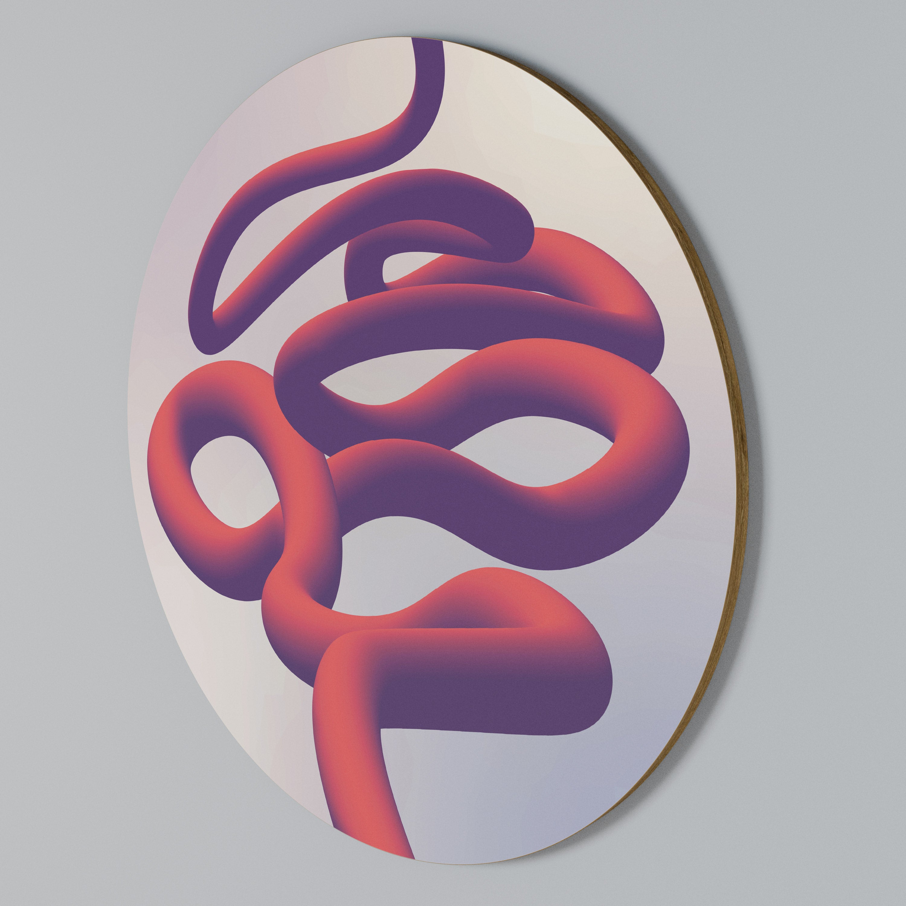 INFINITY WIRE Round Wall Art