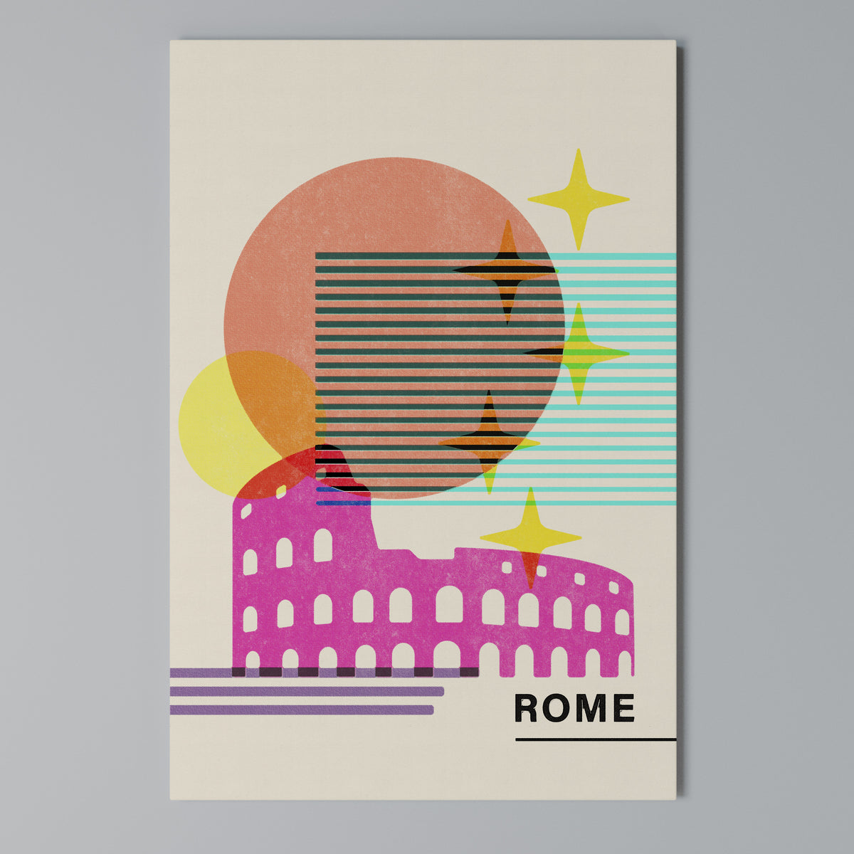 ROMAN SPARKLE Κατακόρυφος Πίνακας σε Καμβά