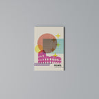 ROMAN SPARKLE Vertical Canvas Print