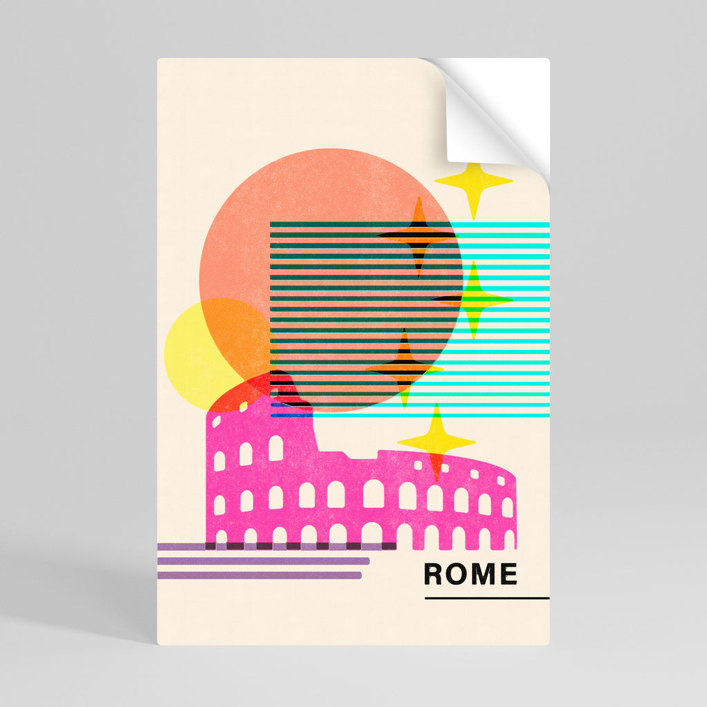 Αφίσα ROMAN SPARKLE με κολλητική ταινία και κάθετη εκτύπωση