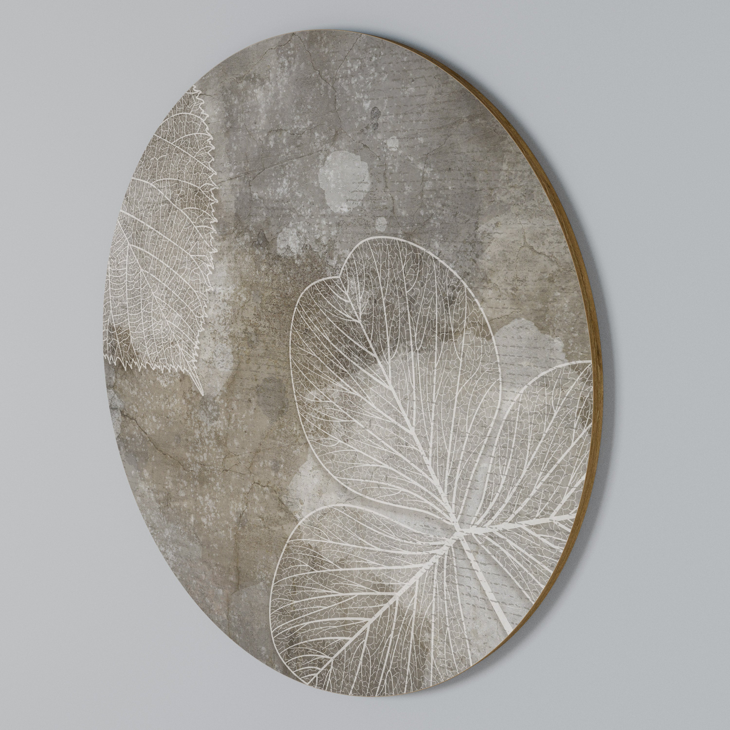 FAIR NERVATION Στρογγυλός πίνακας ζωγραφικής