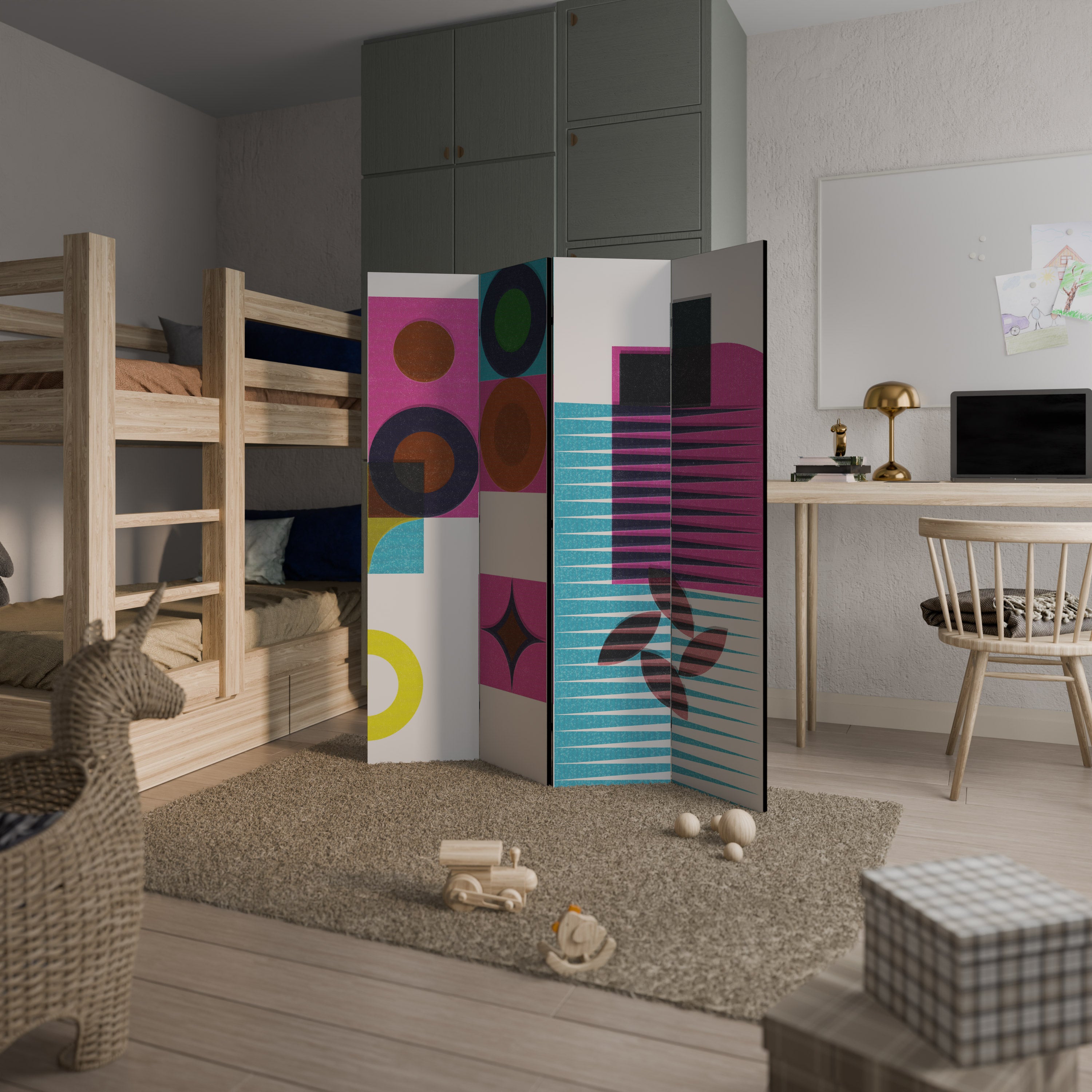 FORM VARIETY Παραβάν με 4 πάνελ