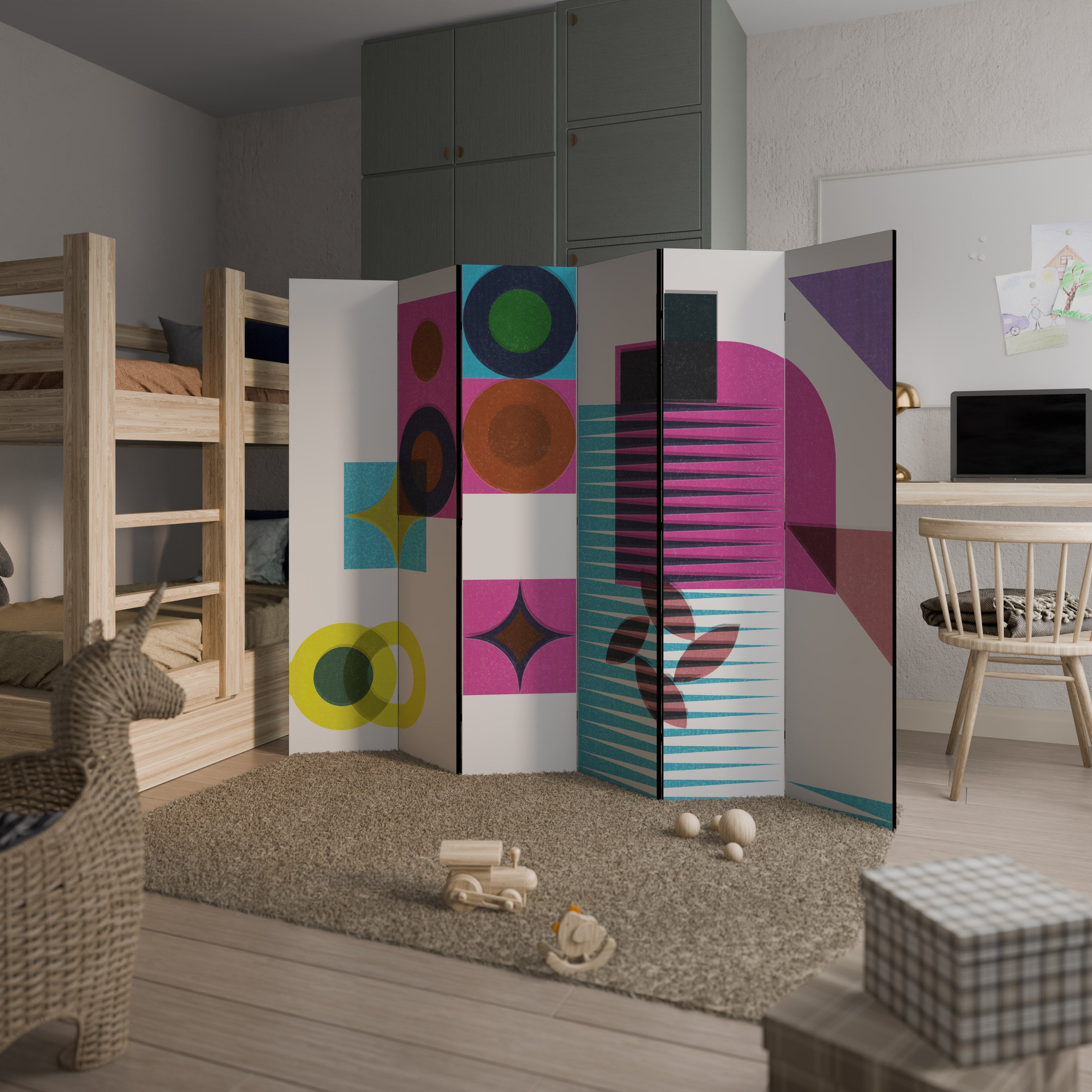 FORM VARIETY 6-Panel Room Divider