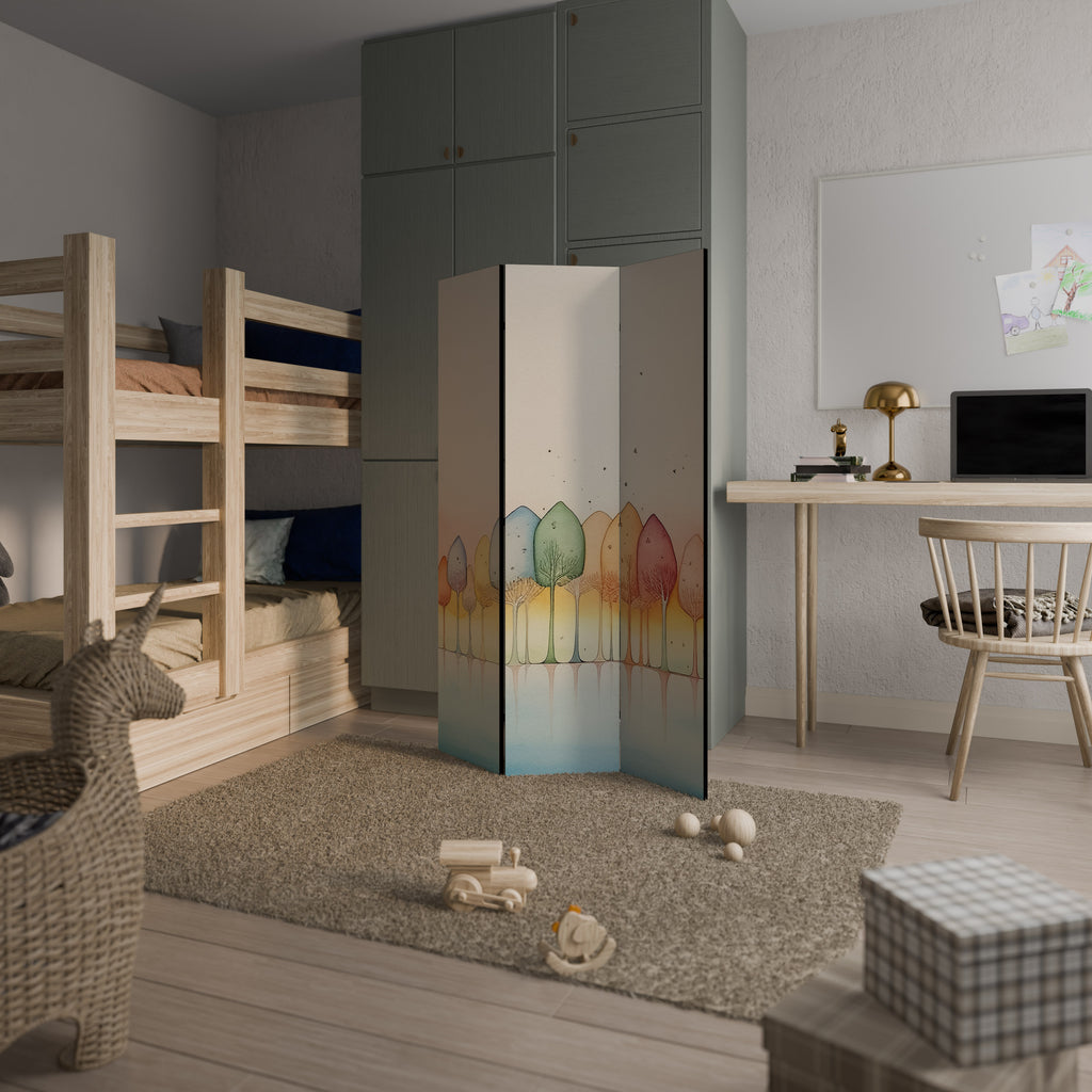 COLORFUL OASIS 3-Panel Room Divider