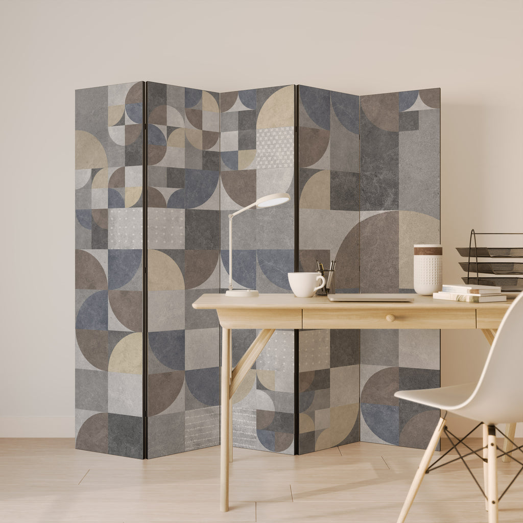 A PIECE OF SHAPE 5-Panel Room Divider