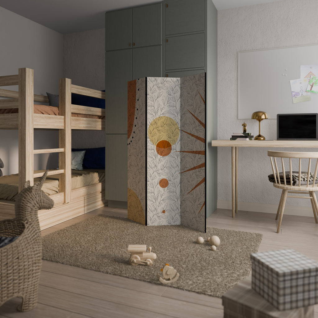 RAYS AND ROUNDELS Παραβάν με 3 πάνελ