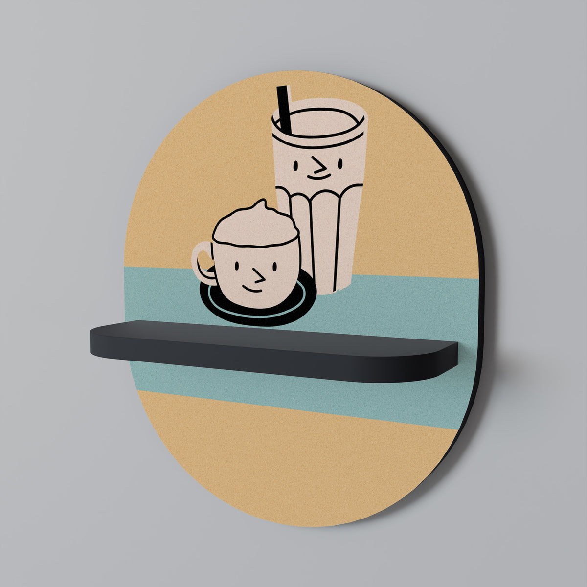 COFFEE PLEASURES Διακοσμητικό Ράφι Art Shelf