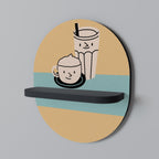 COFFEE PLEASURES Art Shelf