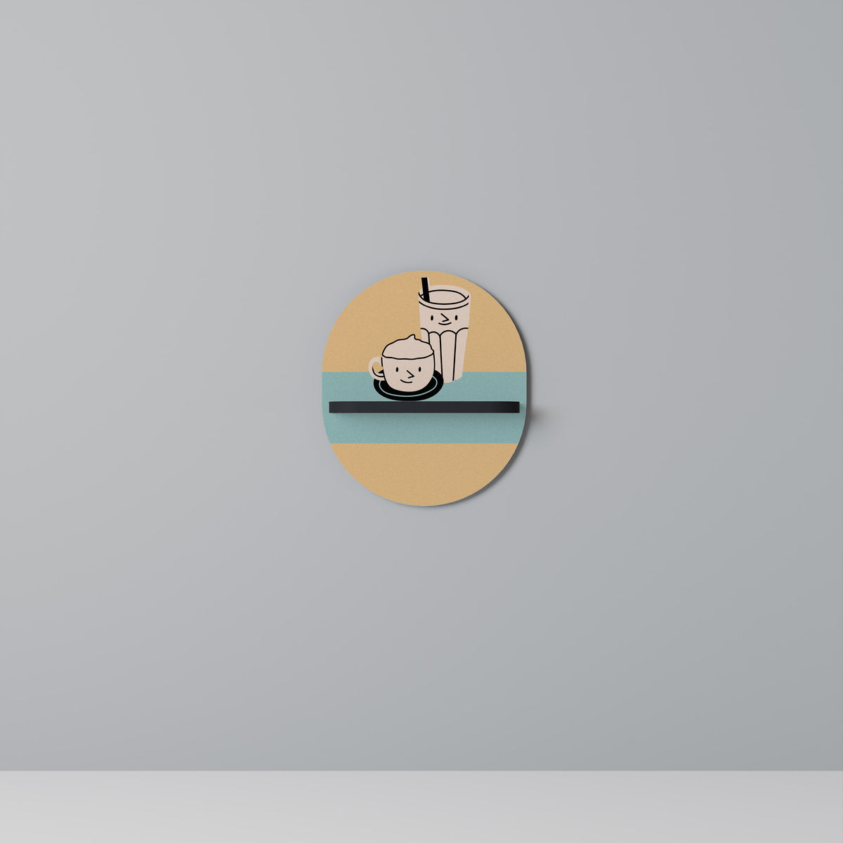 COFFEE PLEASURES Διακοσμητικό Ράφι Art Shelf