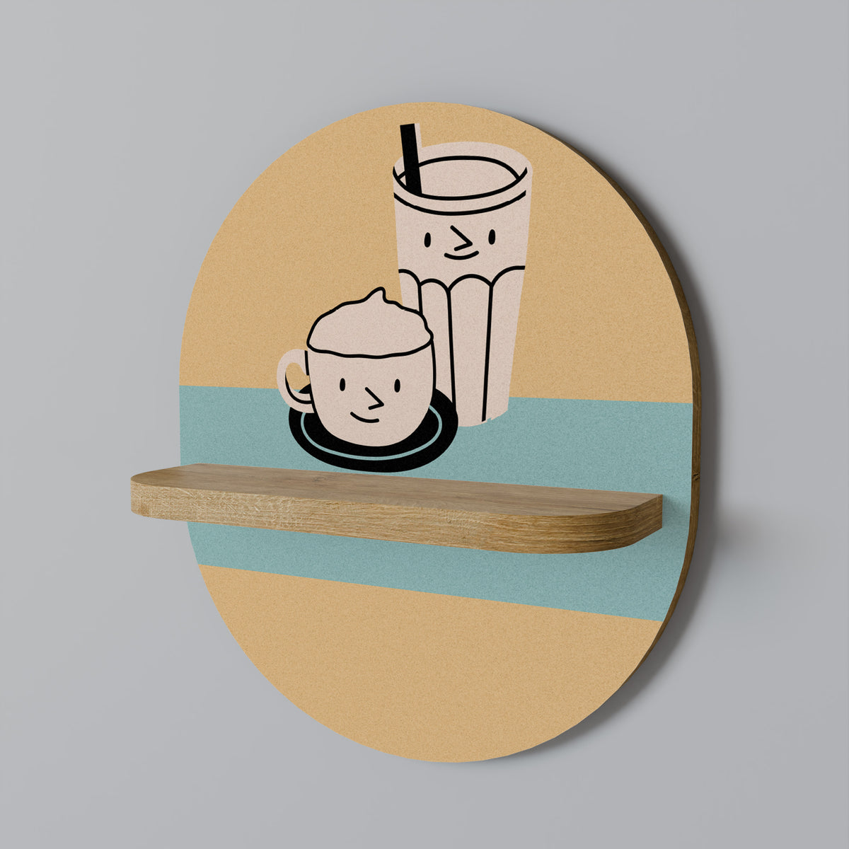 COFFEE PLEASURES Διακοσμητικό Ράφι Art Shelf