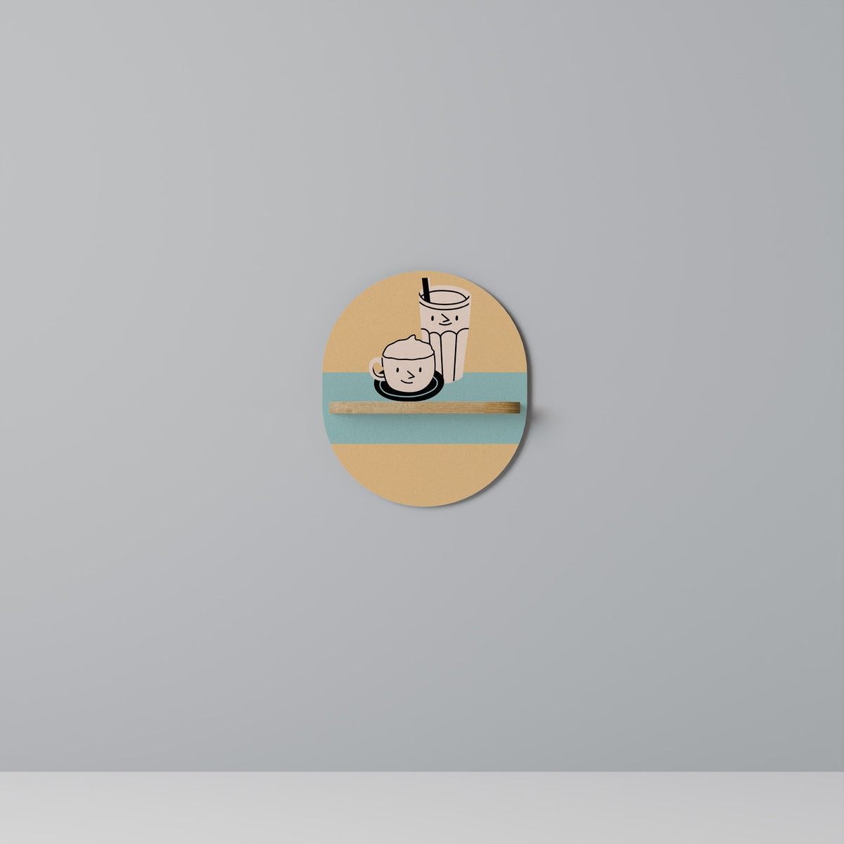 COFFEE PLEASURES Διακοσμητικό Ράφι Art Shelf