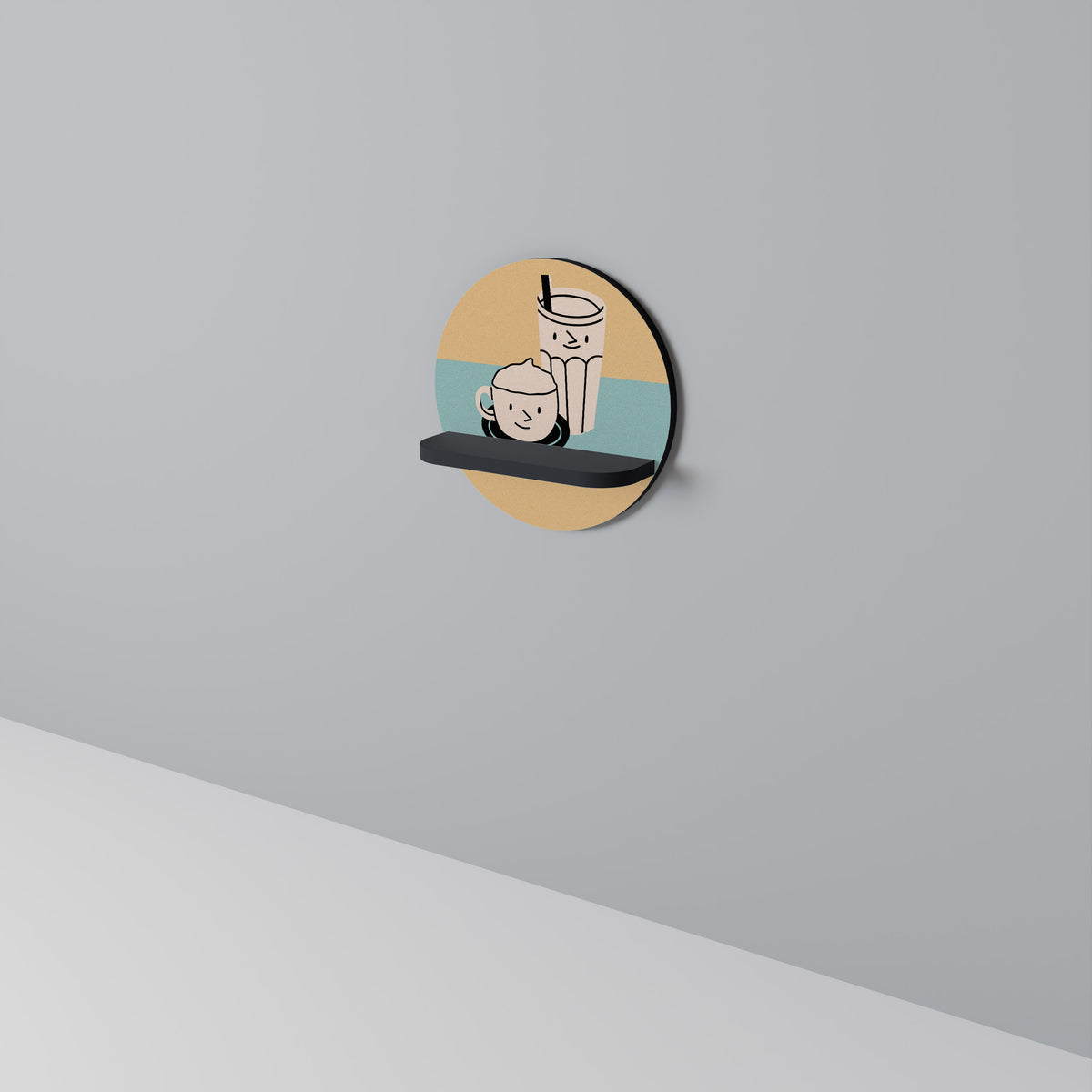 COFFEE PLEASURES Διακοσμητικό Ράφι Art Shelf