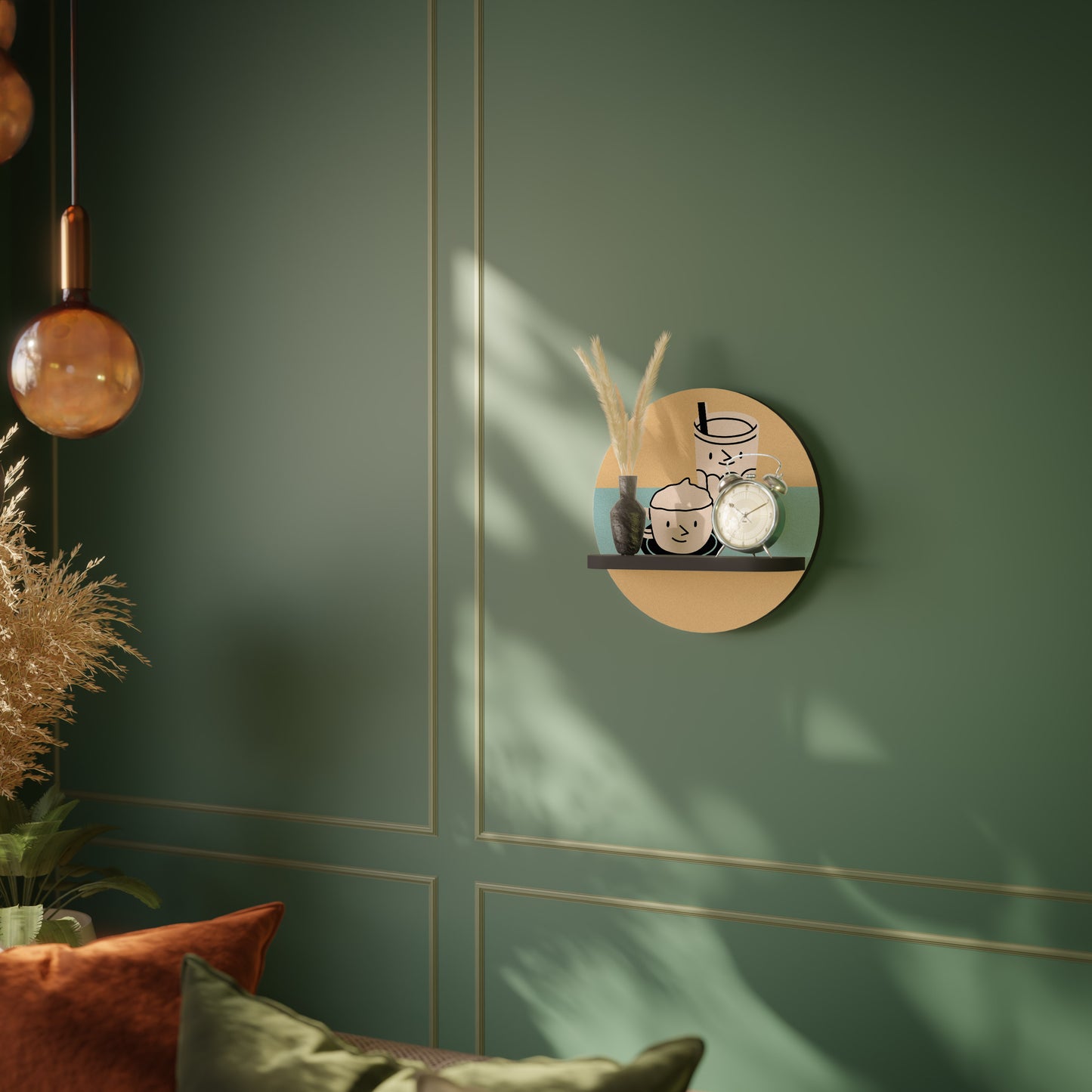 COFFEE PLEASURES Διακοσμητικό Ράφι Art Shelf