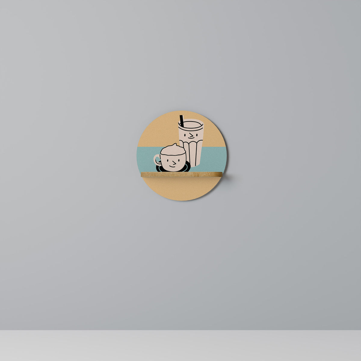 COFFEE PLEASURES Διακοσμητικό Ράφι Art Shelf