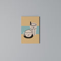 COFFEE PLEASURES Vertical Canvas Print