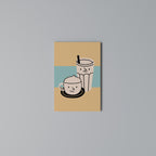 COFFEE PLEASURES Vertical Canvas Print