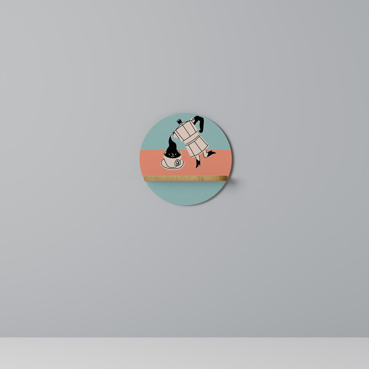 POWER ESPRESSO Διακοσμητικό Ράφι Art Shelf