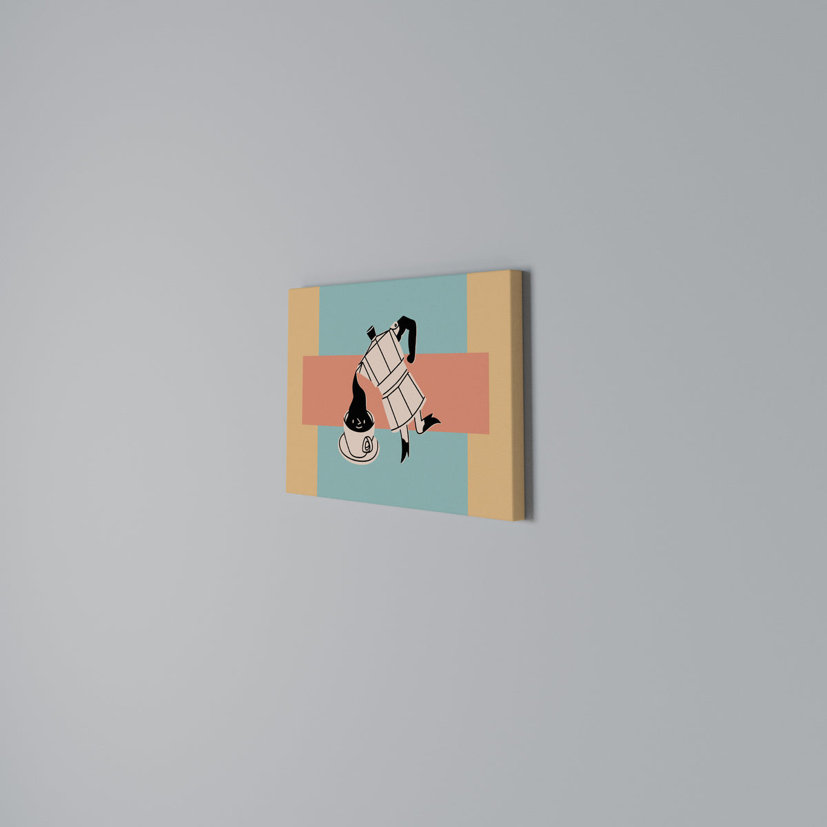 POWER ESPRESSO Horizontal Canvas Print