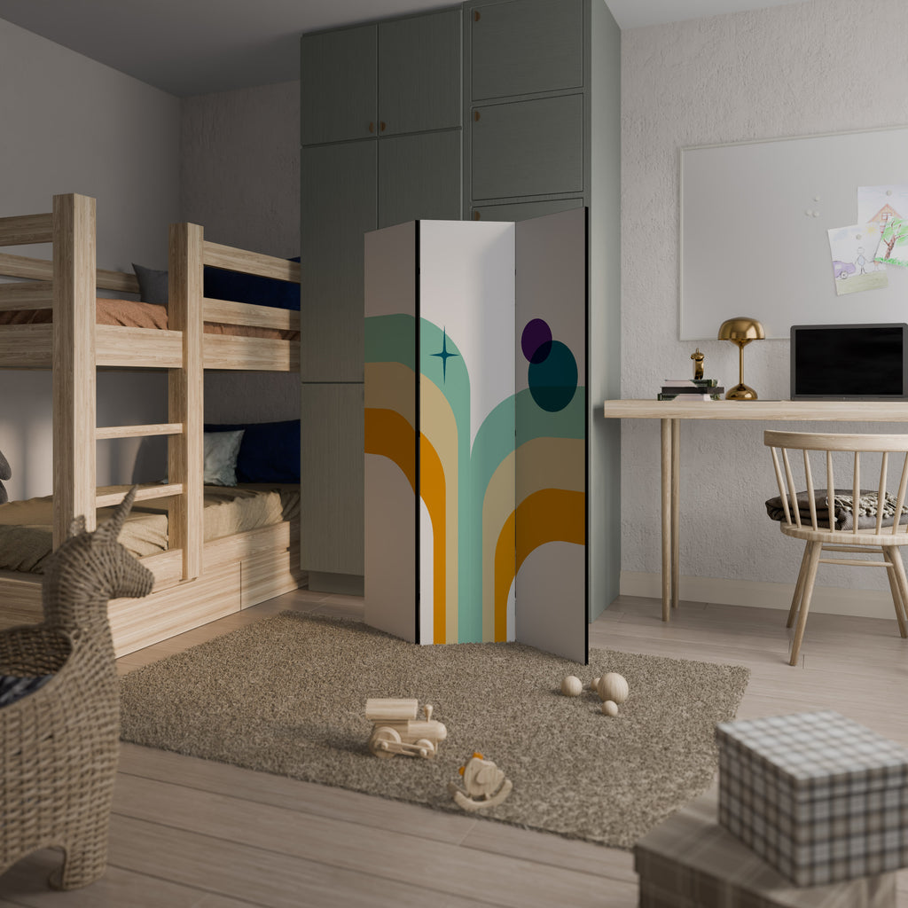 COLOR SOLSTICE Διακοσμητικό παραβάν με 3 πάνελ