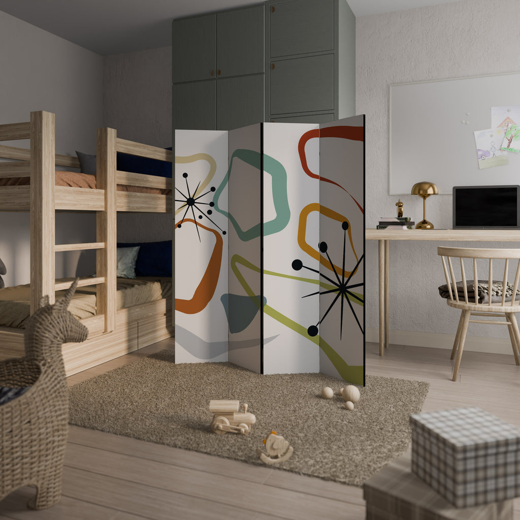 INTO THE RIM 4-Panel Room Divider