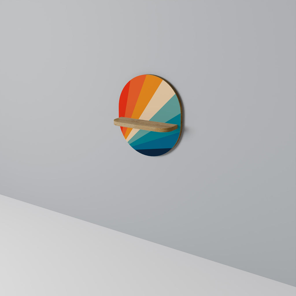 Οβάλ Ράφι PRISM CONCUSSION σε Φόντο Δρυός