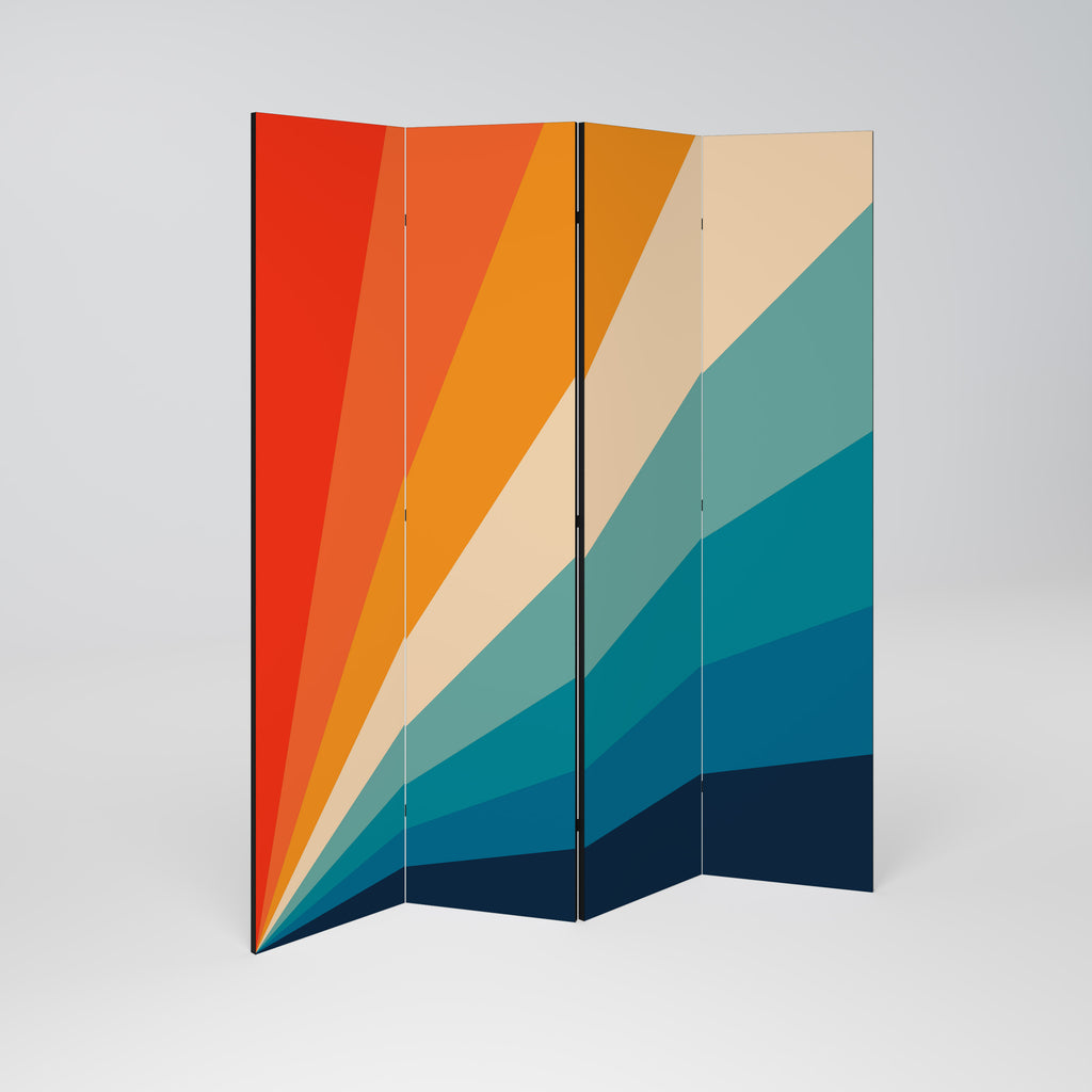 PRISM CONCUSSION 4-Panel Room Divider