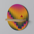 GOLDEN FADE Art Shelf