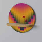 GOLDEN FADE Art Shelf