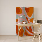 FLOATING BURN Διακοσμητικό παραβάν με 3 πάνελ