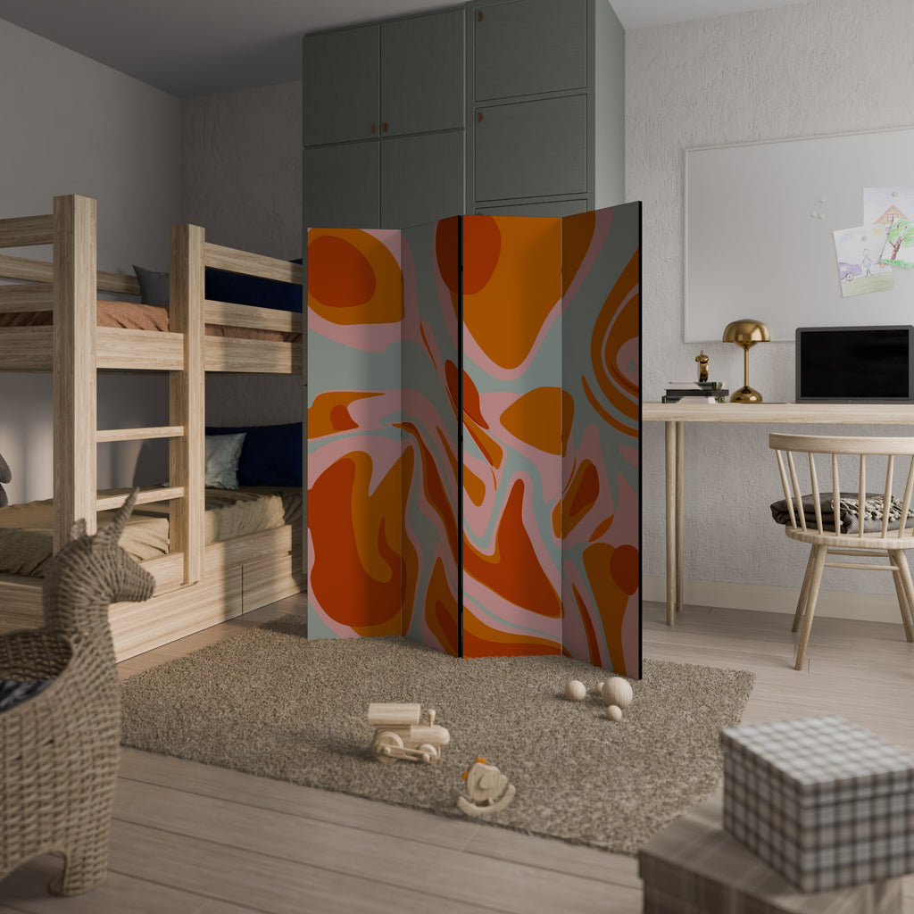 FLOATING BURN Παραβάν με 4 πάνελ